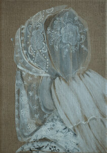 08 z.t. ei-tempera op linnen 30x21cm rolinanell
