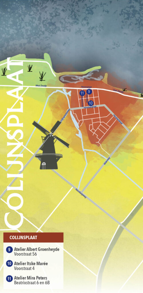 Kunstspoor Kaart Colijnsplaat